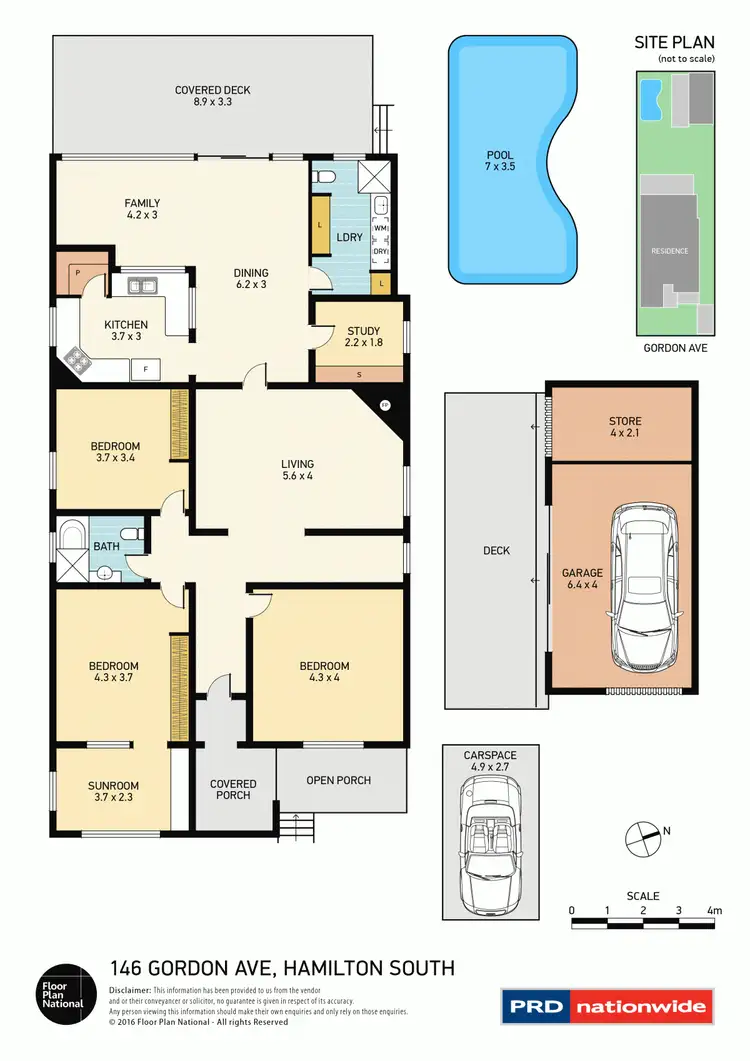 Floorplan of Homely house listing, 146 Gordon Avenue, Hamilton South NSW 2303