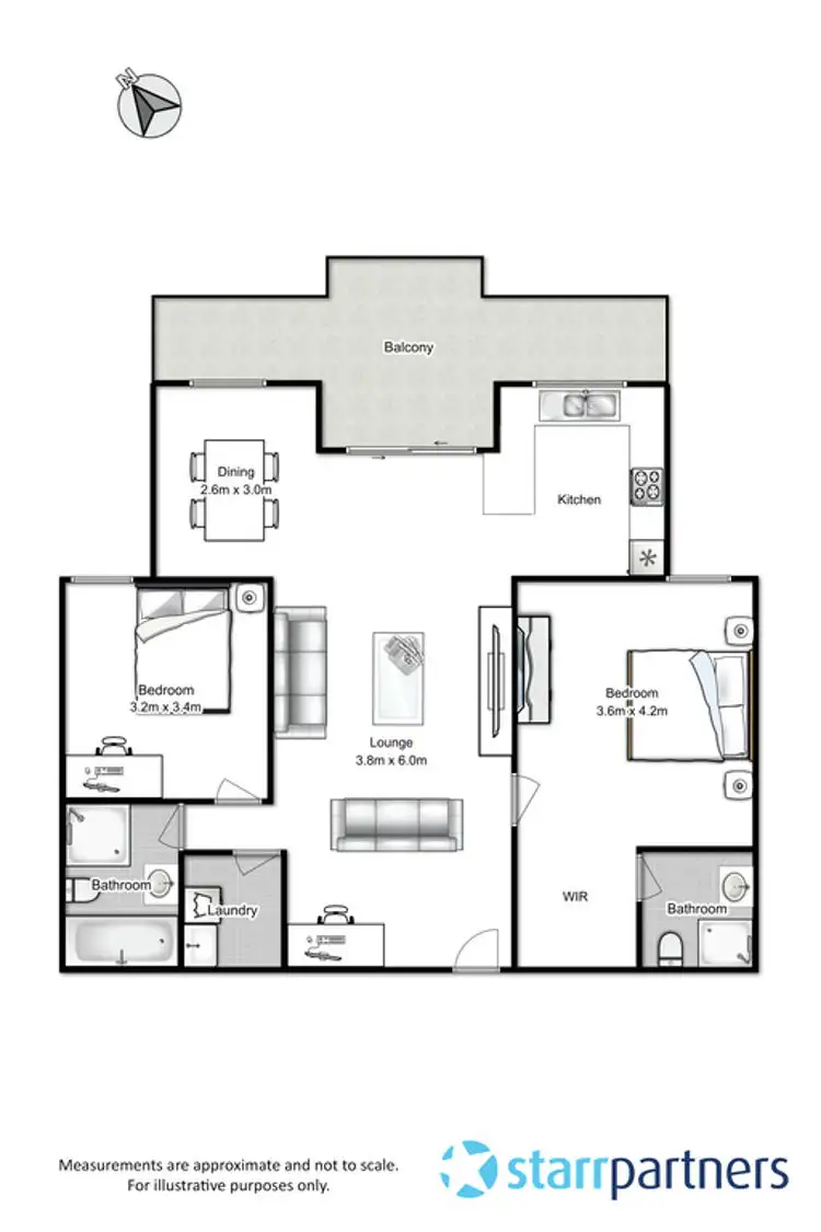 Floorplan of Homely unit listing, 19/45-49 Hall Street, Auburn NSW 2144