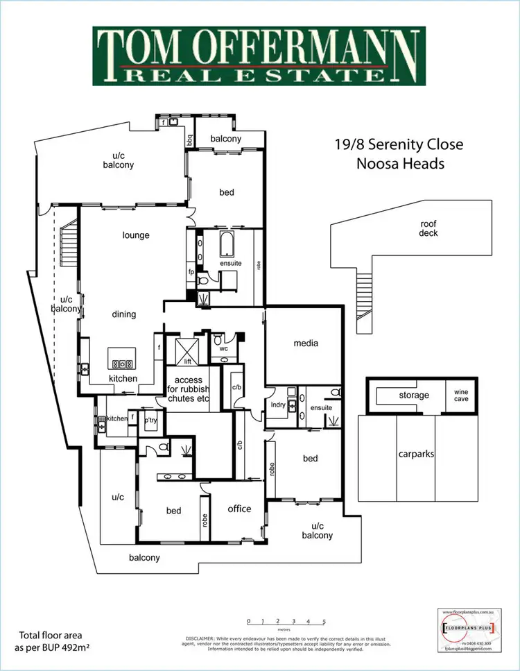 Floorplan of Homely unit listing, 19/8 Serenity Close, Noosa Heads QLD 4567