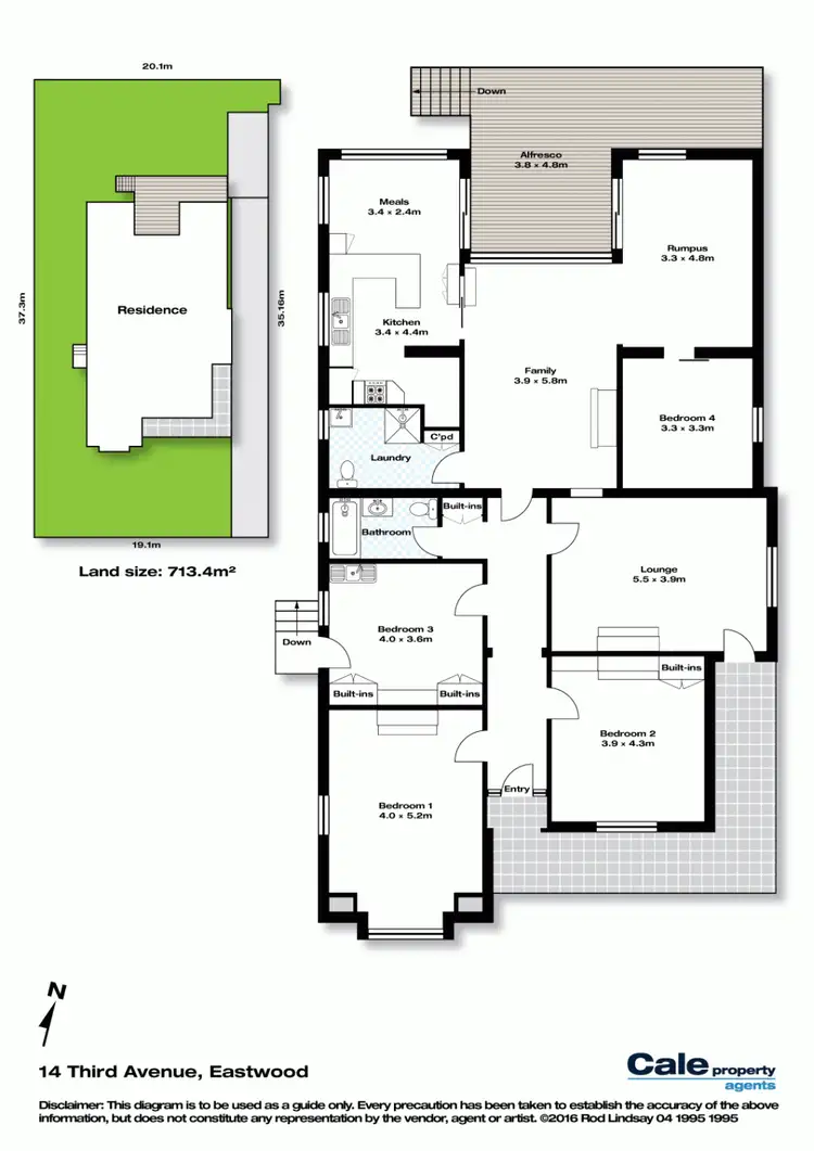 Floorplan of Homely house listing, 14 Third Avenue, Eastwood NSW 2122