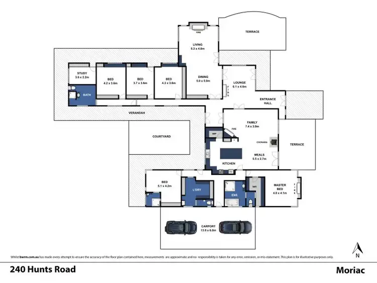 Floorplan of Homely rural property listing, 240 Hunts Road, Moriac VIC 3240