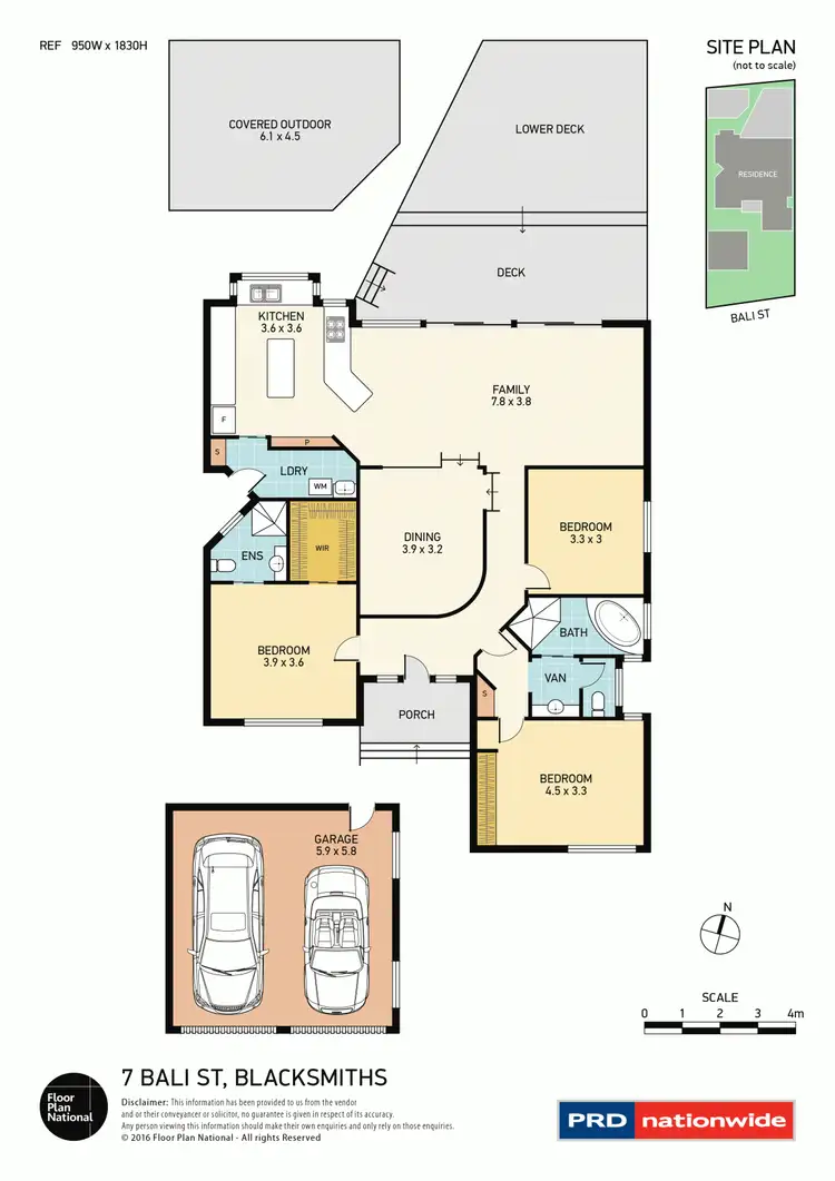 Floorplan of Homely house listing, 7 Bali Street, Blacksmiths NSW 2281