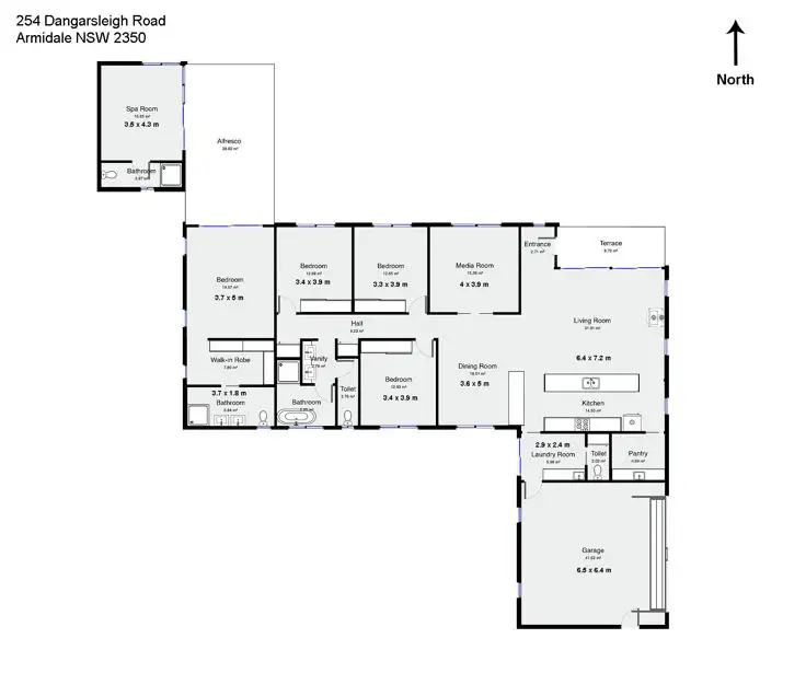 Floorplan of Homely house listing, 254 Dangarsleigh Road, Armidale NSW 2350