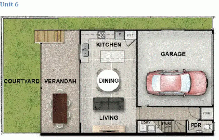 Floorplan of Homely townhouse listing, 6/21 Herston Road, Kelvin Grove QLD 4059