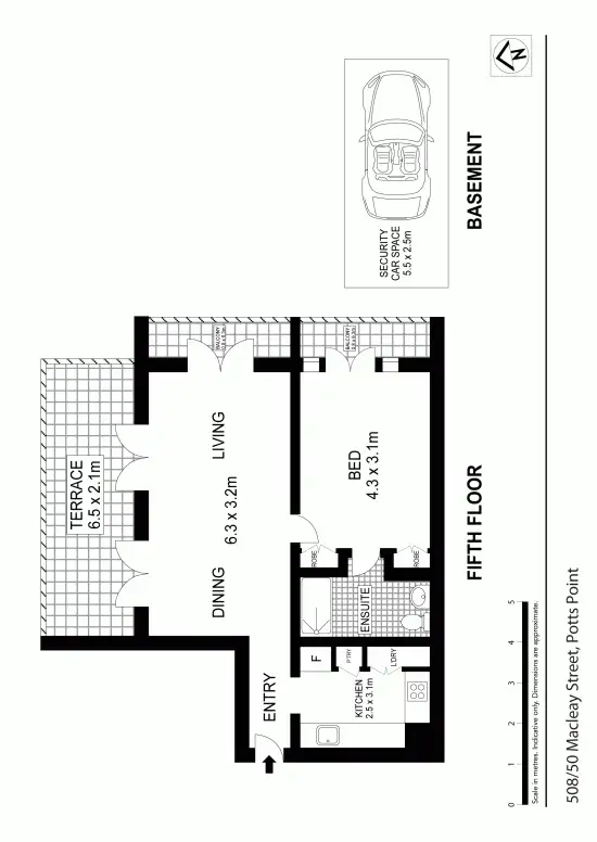 Floorplan of Homely apartment listing, 50 Macleay Street, Potts Point NSW 2011