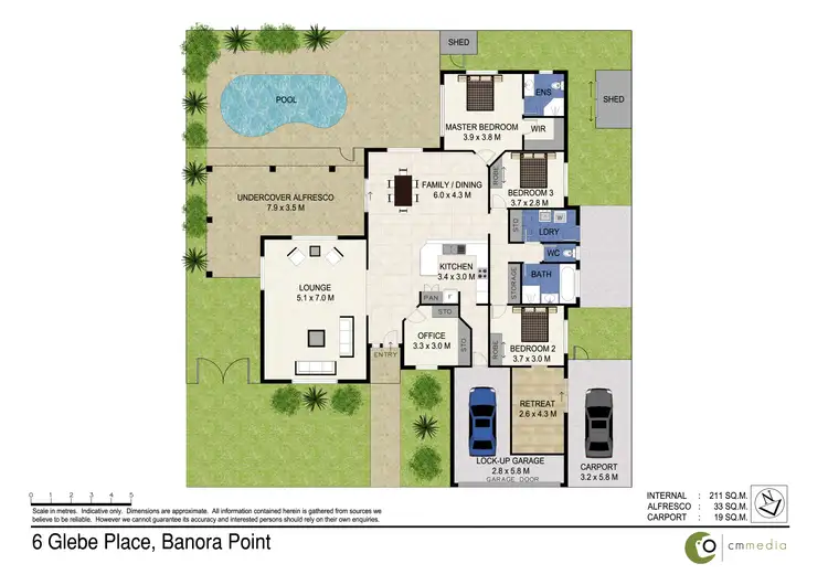 Floorplan of Homely house listing, 6 Glebe Place, Banora Point NSW 2486