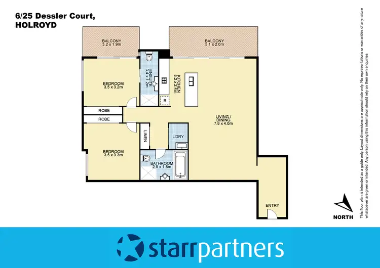 Floorplan of Homely unit listing, 6/25 Dressler Court, Merrylands NSW 2160