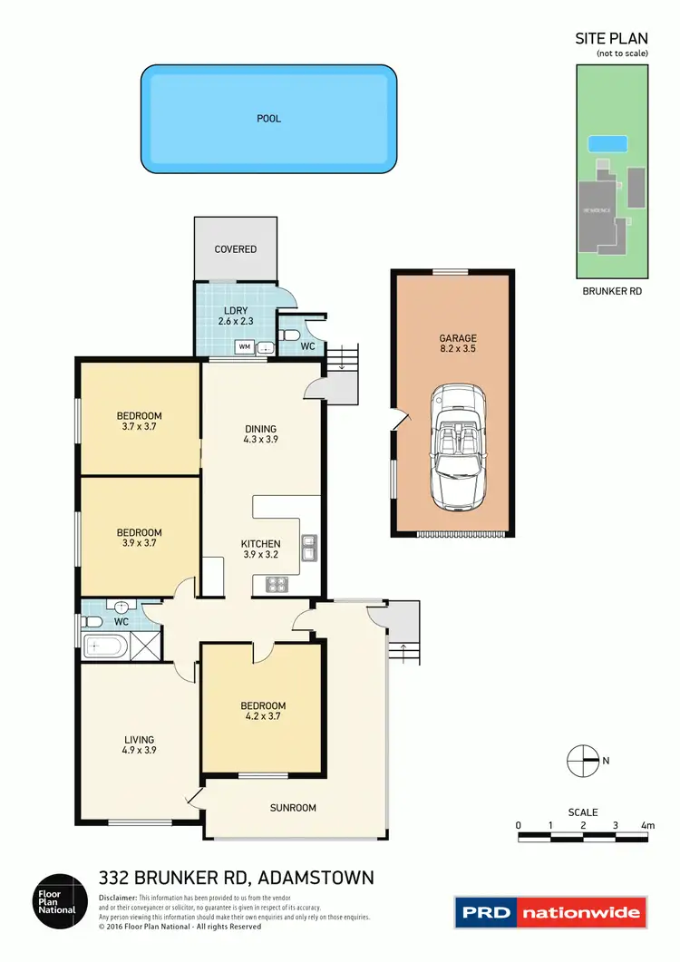 Floorplan of Homely house listing, 332 Brunker Road, Adamstown NSW 2289