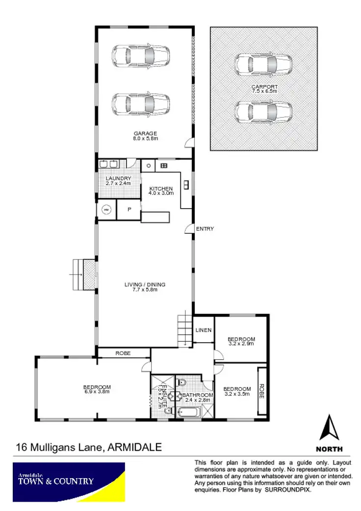 Floorplan of Homely house listing, 16 Mulligans Lane, Armidale NSW 2350