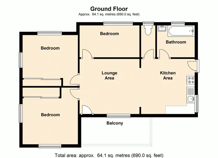 Floorplan of Homely house listing, 10 Edris Street, Alderley QLD 4051