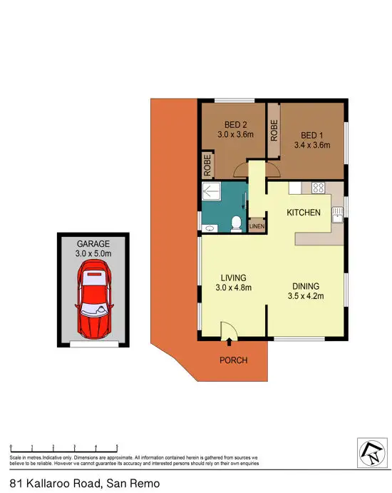 Floorplan of Homely house listing, 81 Kallaroo Road, San Remo NSW 2262