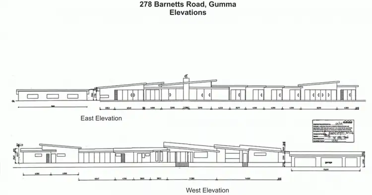 Floorplan of Homely rural property listing, 278 Barnetts Road, Gumma NSW 2447