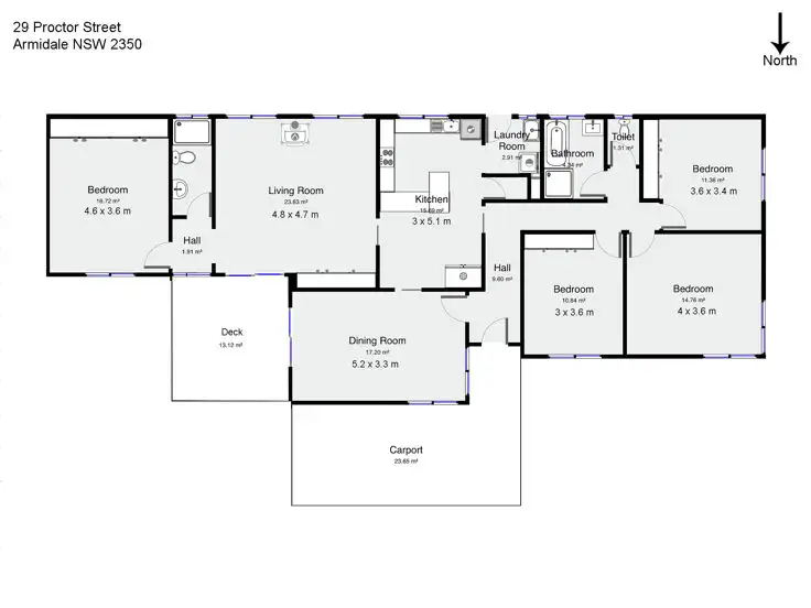 Floorplan of Homely house listing, 29 Proctor Street, Armidale NSW 2350