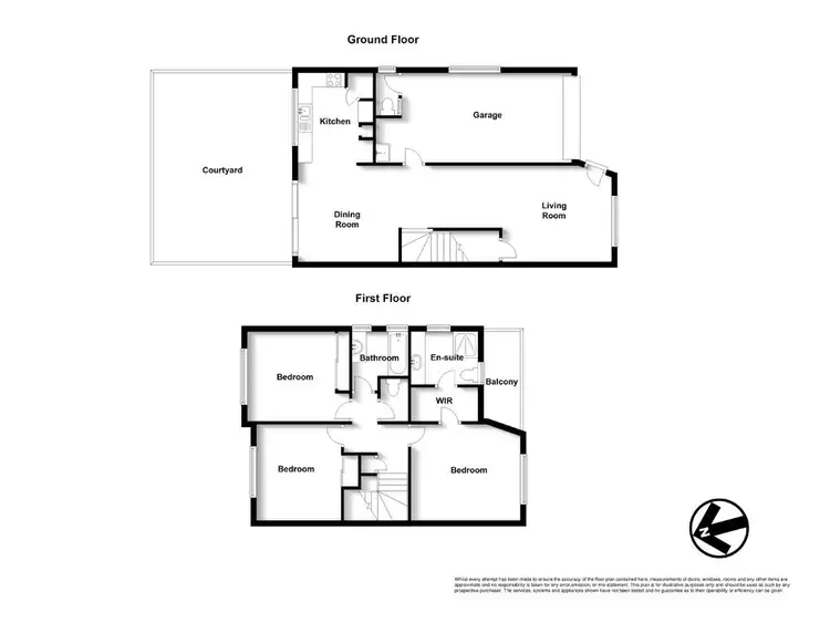 Floorplan of Homely townhouse listing, 3/54 Hill Crescent, Carina Heights QLD 4152