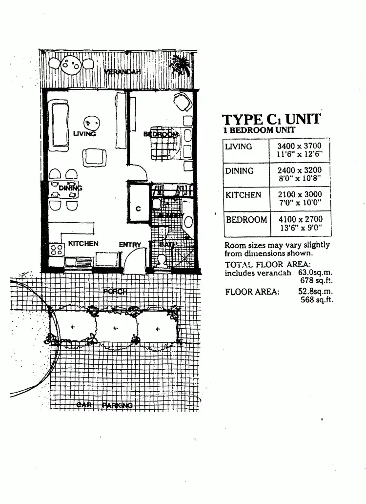 Floorplan of Homely unit listing, 67/18 Doolan Street, Nambour QLD 4560
