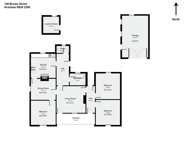Floorplan of Homely house listing, 145 Brown Street, Armidale NSW 2350