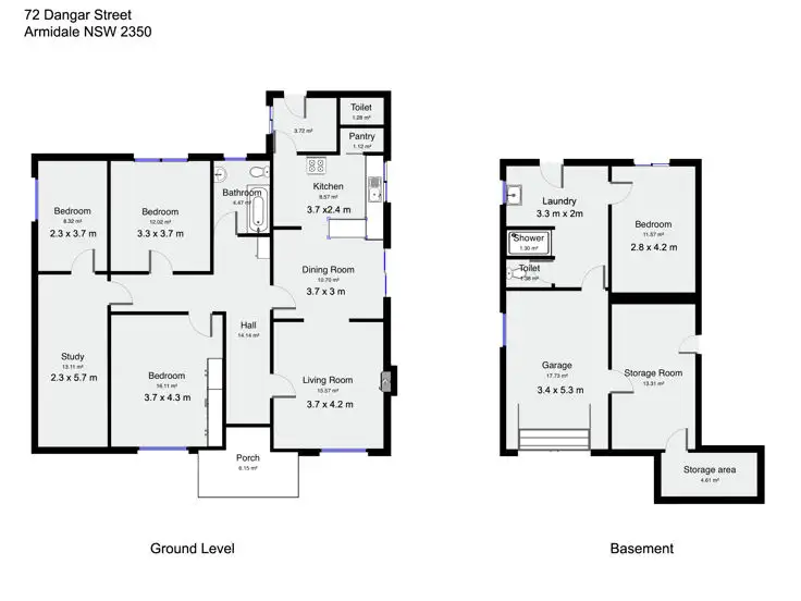 Floorplan of Homely house listing, 72 Dangar Street, Armidale NSW 2350