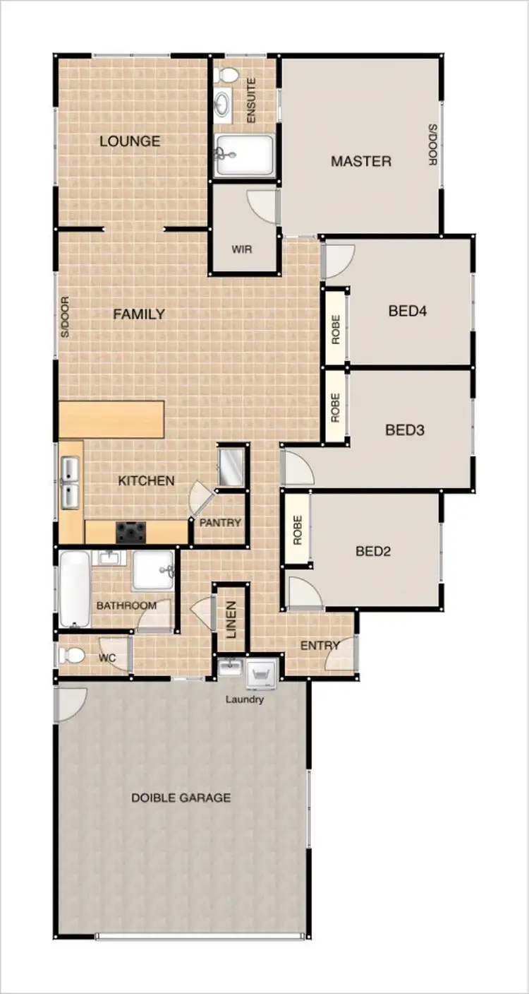 Floorplan of Homely house listing, 1 Stint Court, Deception Bay QLD 4508