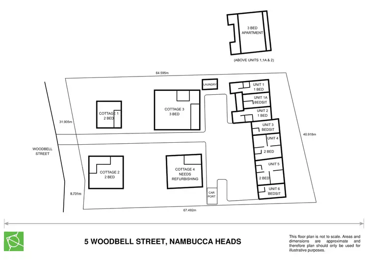 Floorplan of Homely unit listing, 5 Woodbell Street, Nambucca Heads NSW 2448