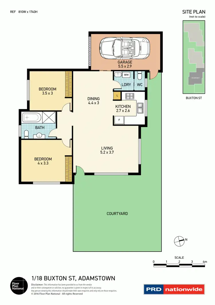 Floorplan of Homely house listing, 1/18 Buxton Street, Adamstown NSW 2289