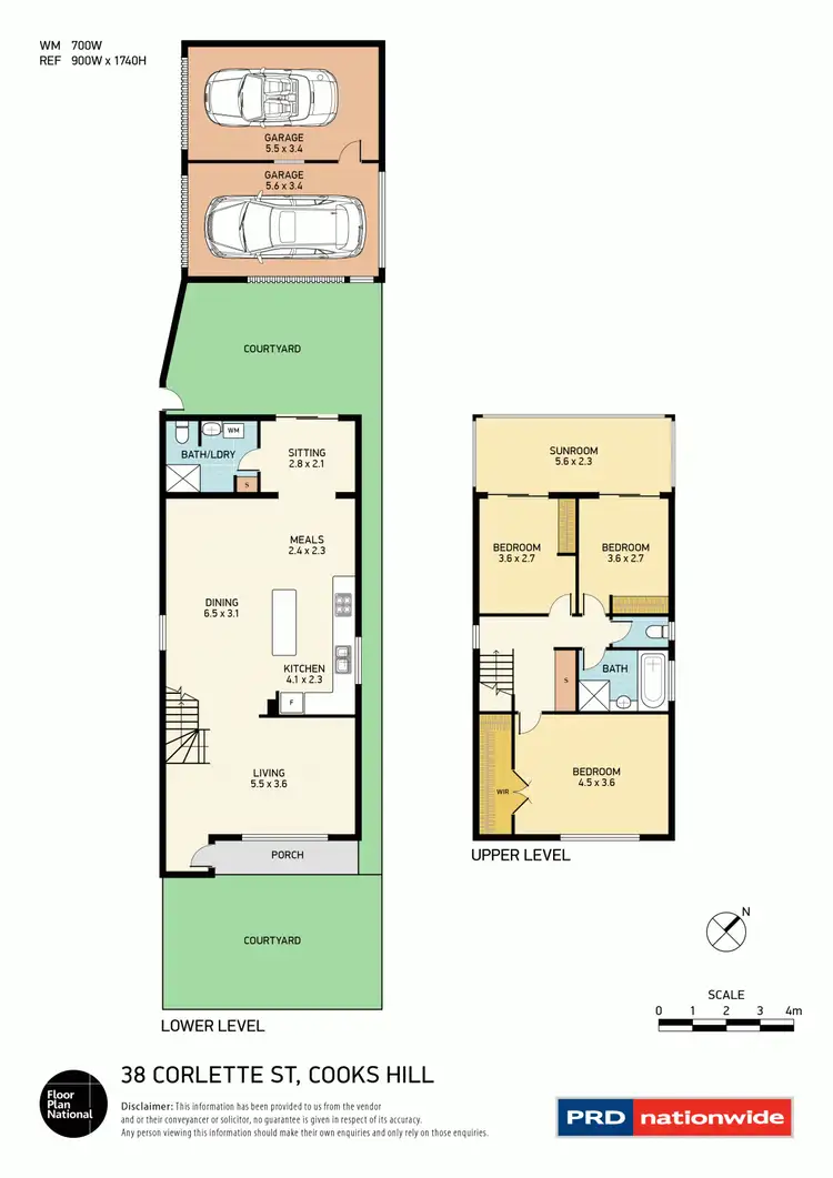 Floorplan of Homely house listing, 38 Corlette Street, Cooks Hill NSW 2300