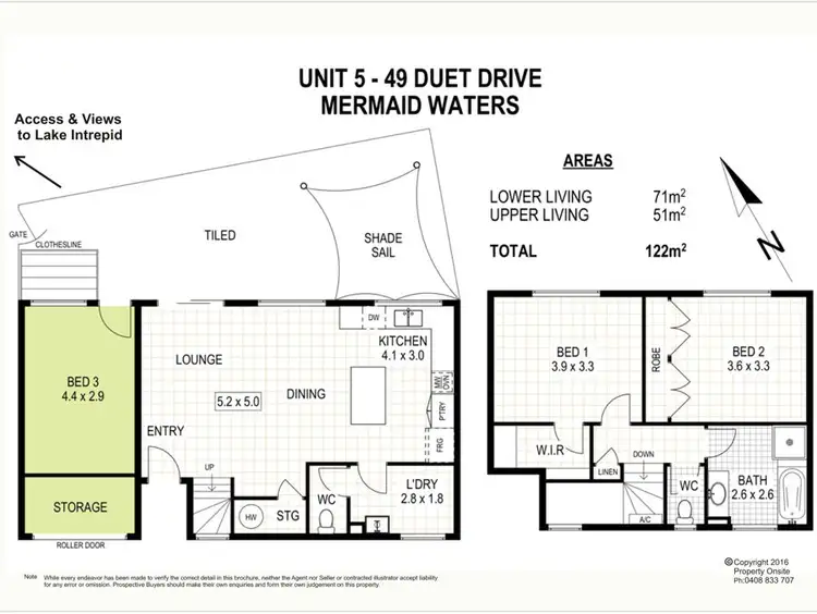 Floorplan of Homely unit listing, 5/49 Duet Drive, Mermaid Waters QLD 4218