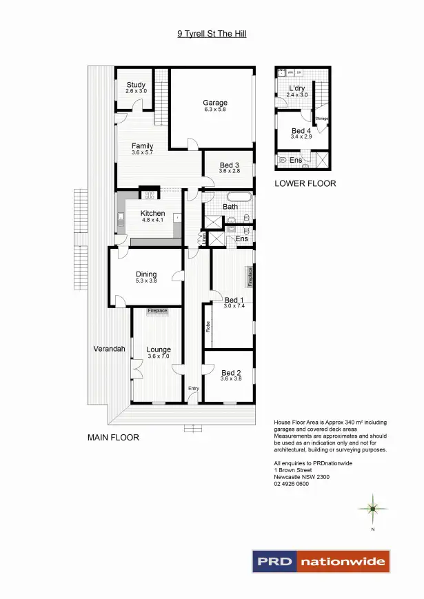 Floorplan of Homely house listing, 9 Tyrrell Street, The Hill NSW 2300