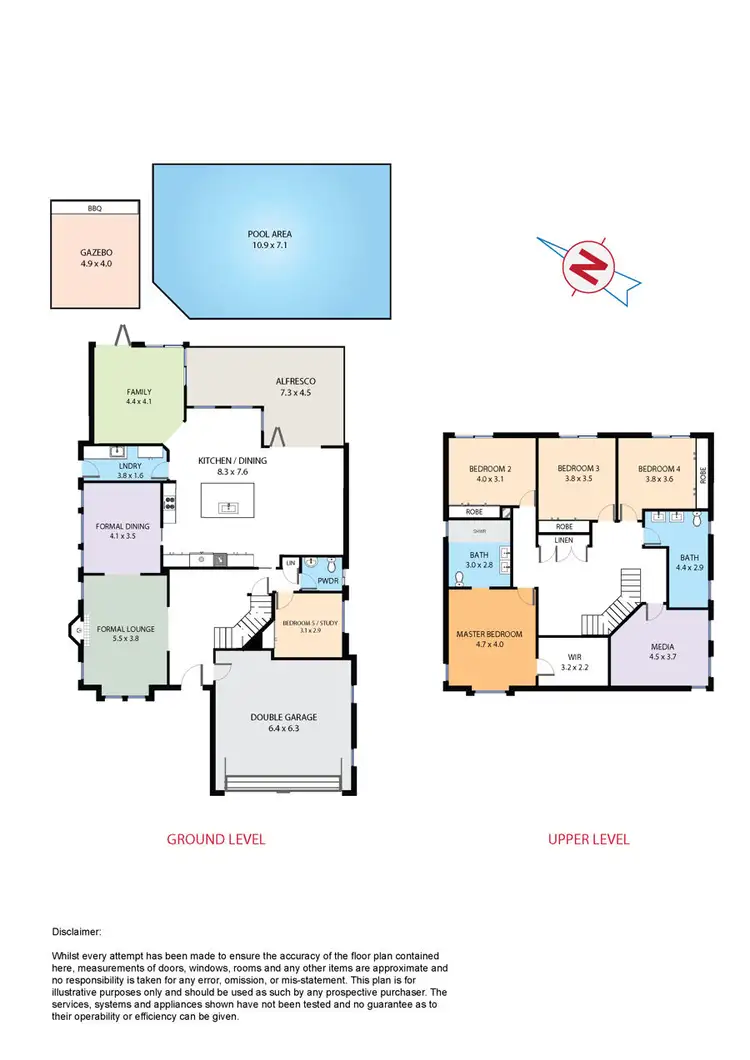 Floorplan of Homely house listing, 10 Sentinel Ave, Kellyville NSW 2155