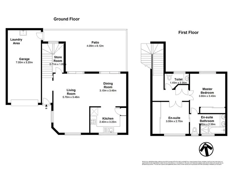 Floorplan of Homely townhouse listing, 3/97 Cambridge Street, Carina Heights QLD 4152