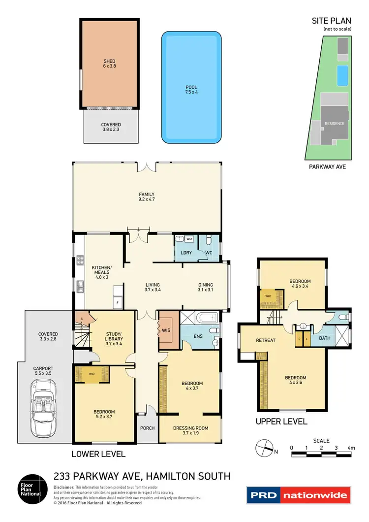 Floorplan of Homely house listing, 233 Parkway Avenue, Hamilton South NSW 2303