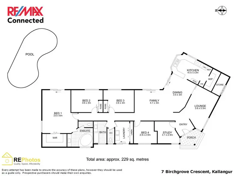 Floorplan of Homely house listing, 7 Birchgrove Cres, Kallangur QLD 4503