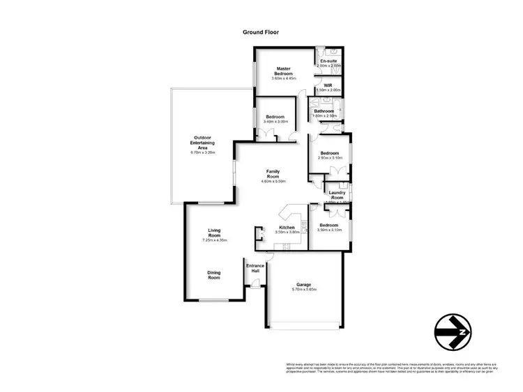 Floorplan of Homely house listing, 1 David Close, Redcliffe QLD 4020