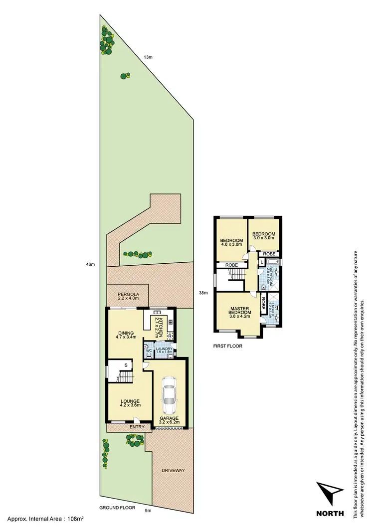 Floorplan of Homely house listing, 4 Sarah Place, Cecil Hills NSW 2171