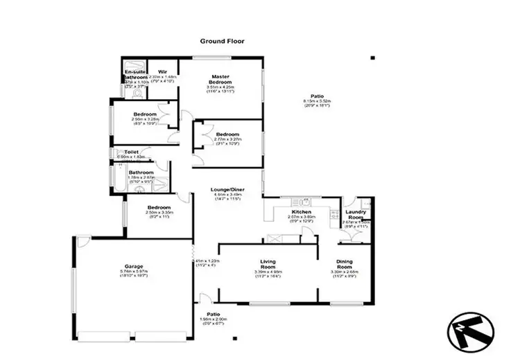 Floorplan of Homely house listing, 75 Redruth Road, Alexandra Hills QLD 4161