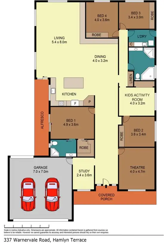 Floorplan of Homely house listing, 337 Warnervale Road, Hamlyn Terrace NSW 2259