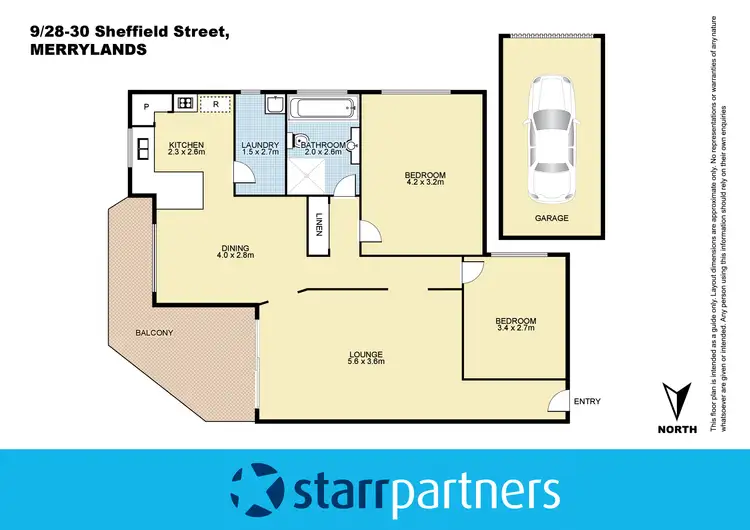 Floorplan of Homely unit listing, 9/28-30 Sheffield Street, Merrylands NSW 2160