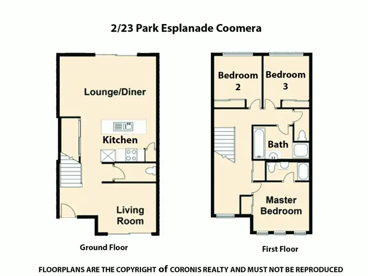Floorplan of Homely house listing, 2/23 Park Esplanade, Coomera QLD 4209