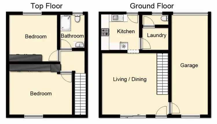 Floorplan of Homely townhouse listing, 18/63 Southgate Drive, Woodridge QLD 4114