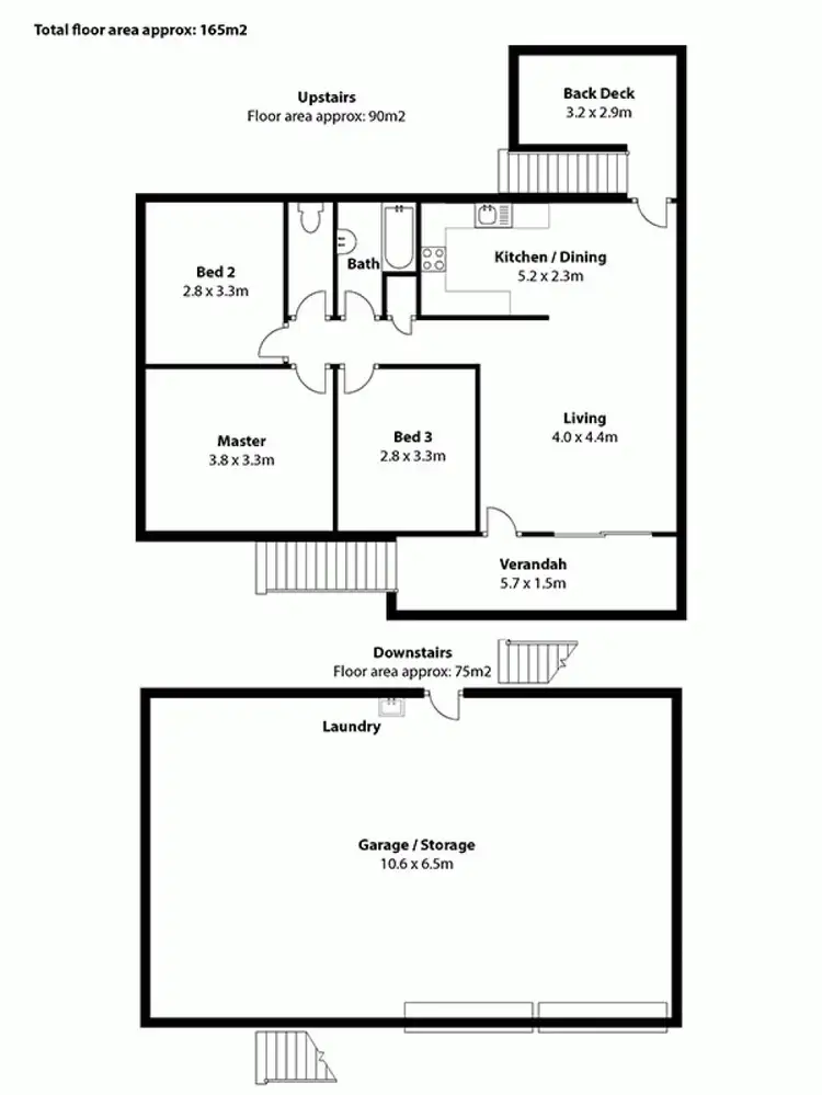 Floorplan of Homely house listing, 7 Blaxland Street, Woodridge QLD 4114