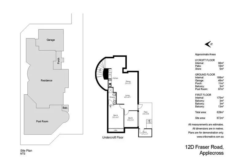 Floorplan of Homely house listing, 12D Fraser Road, Applecross WA 6153