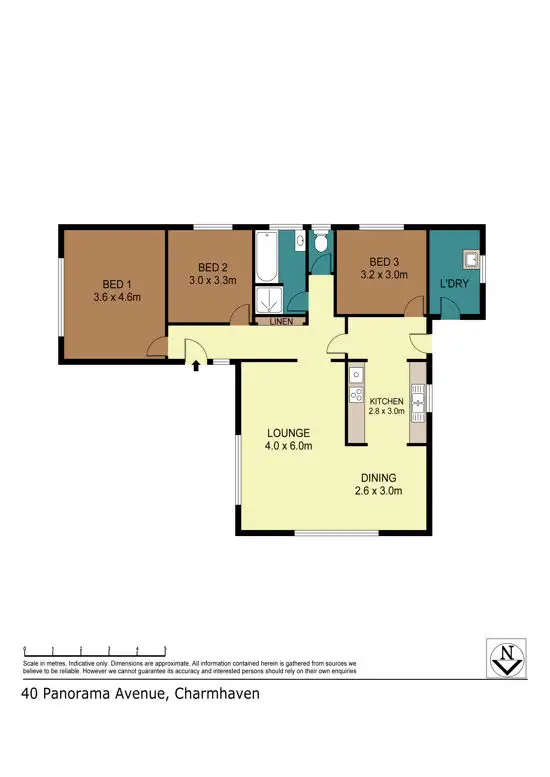 Floorplan of Homely house listing, 40 Panorama Avenue, Charmhaven NSW 2263