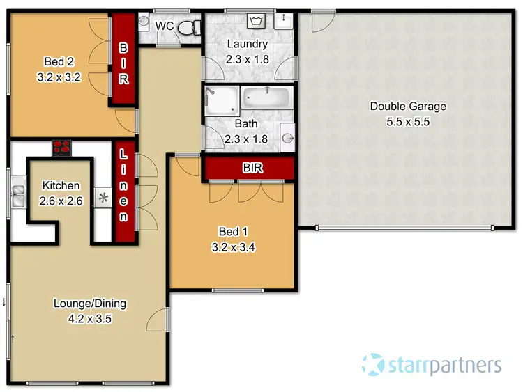 Floorplan of Homely house listing, 1/107 Bells Line of Road, North Richmond NSW 2754