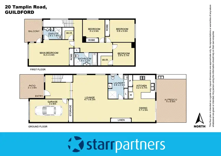 Floorplan of Homely house listing, 20 Tamplin Road, Guildford NSW 2161