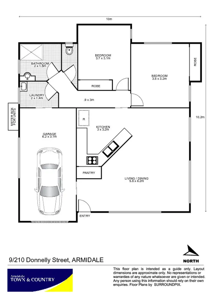 Floorplan of Homely house listing, 9/210 Donnelly Street, Armidale NSW 2350