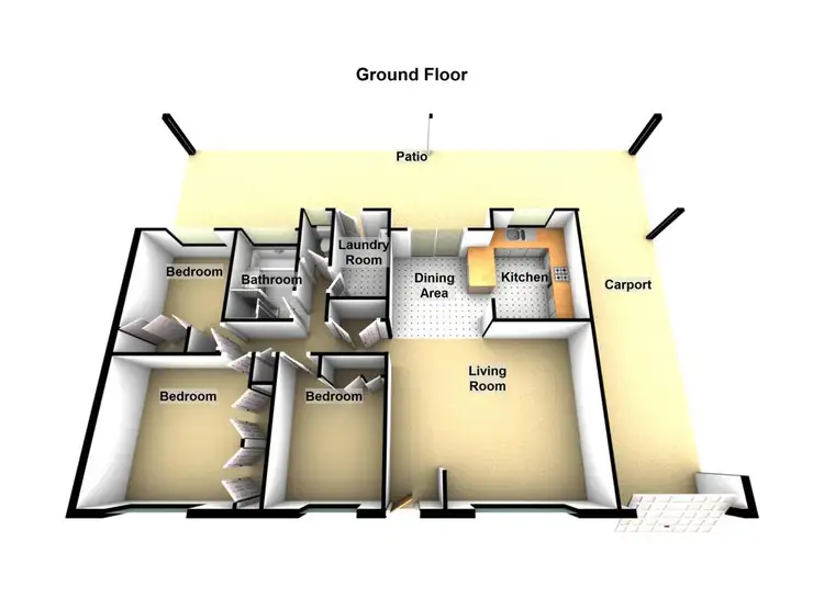 Floorplan of Homely house listing, 4 Vanda Place, Deception Bay QLD 4508