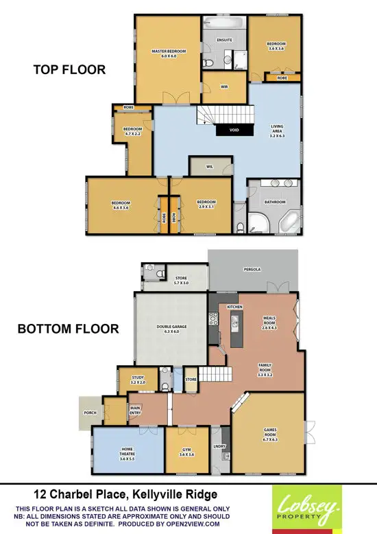 Floorplan of Homely house listing, 12 Charbel Place, Kellyville Ridge NSW 2155