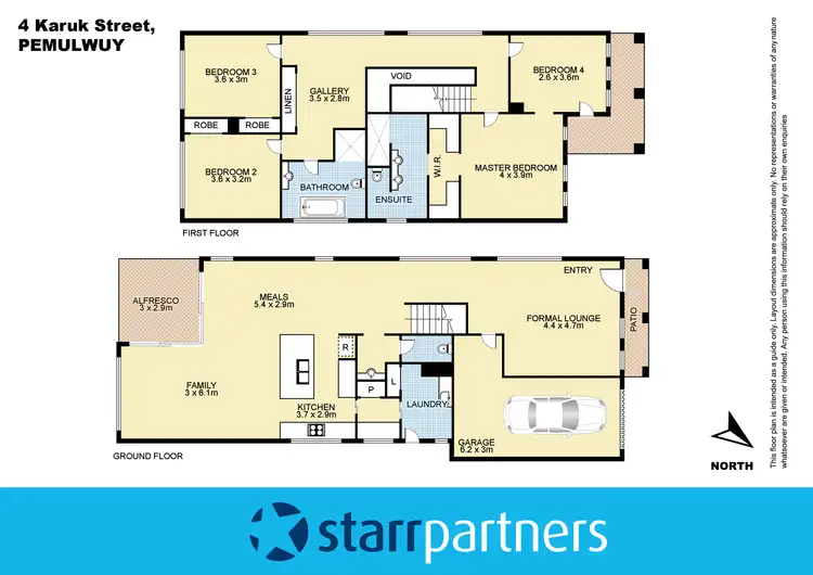 Floorplan of Homely house listing, 4 Karuk Street, Pemulwuy NSW 2145