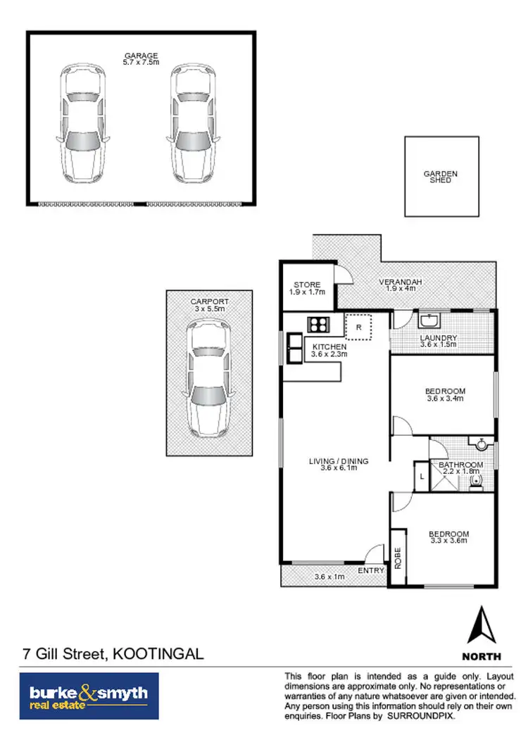 Floorplan of Homely house listing, 7 Gill Street, Kootingal NSW 2352