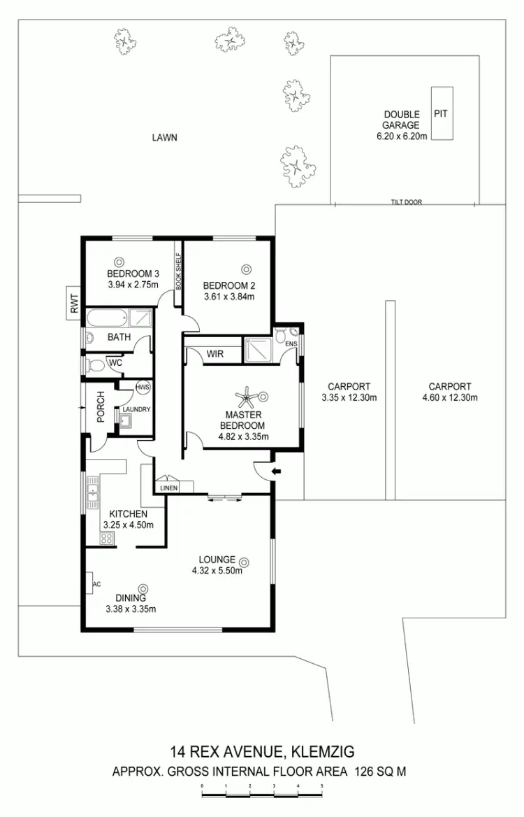 Floorplan of Homely house listing, 14 Rex Avenue, Klemzig SA 5087