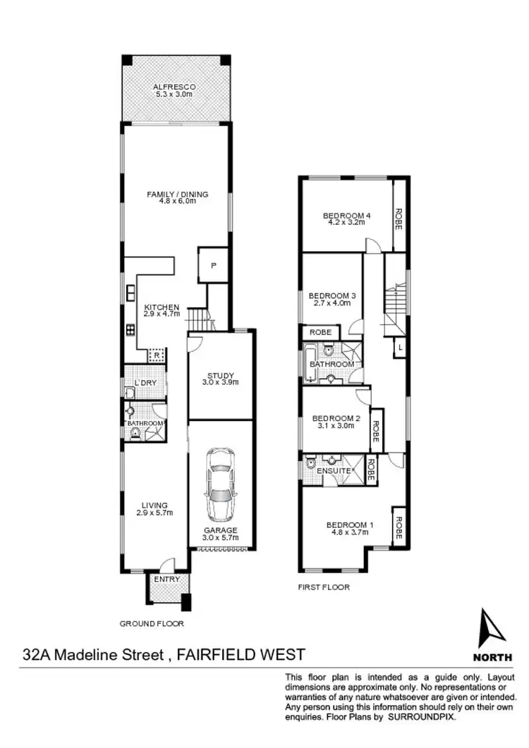 Floorplan of Homely house listing, 32 Madeline Street, Fairfield West NSW 2165